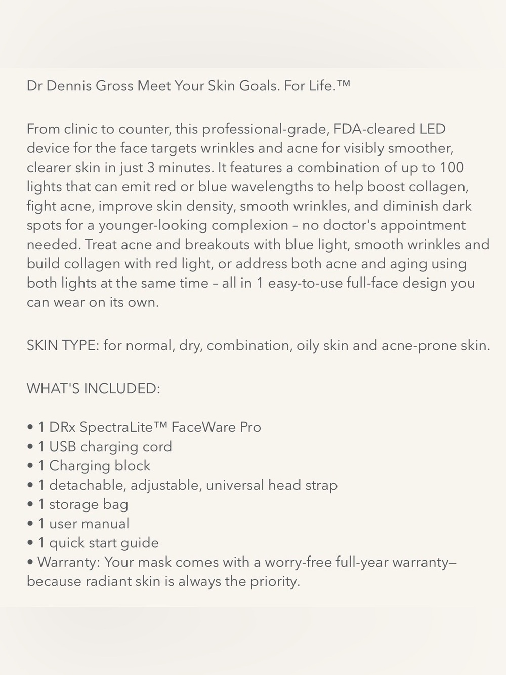 FaceWare Pro LED Mask - Picture 6 of 6
